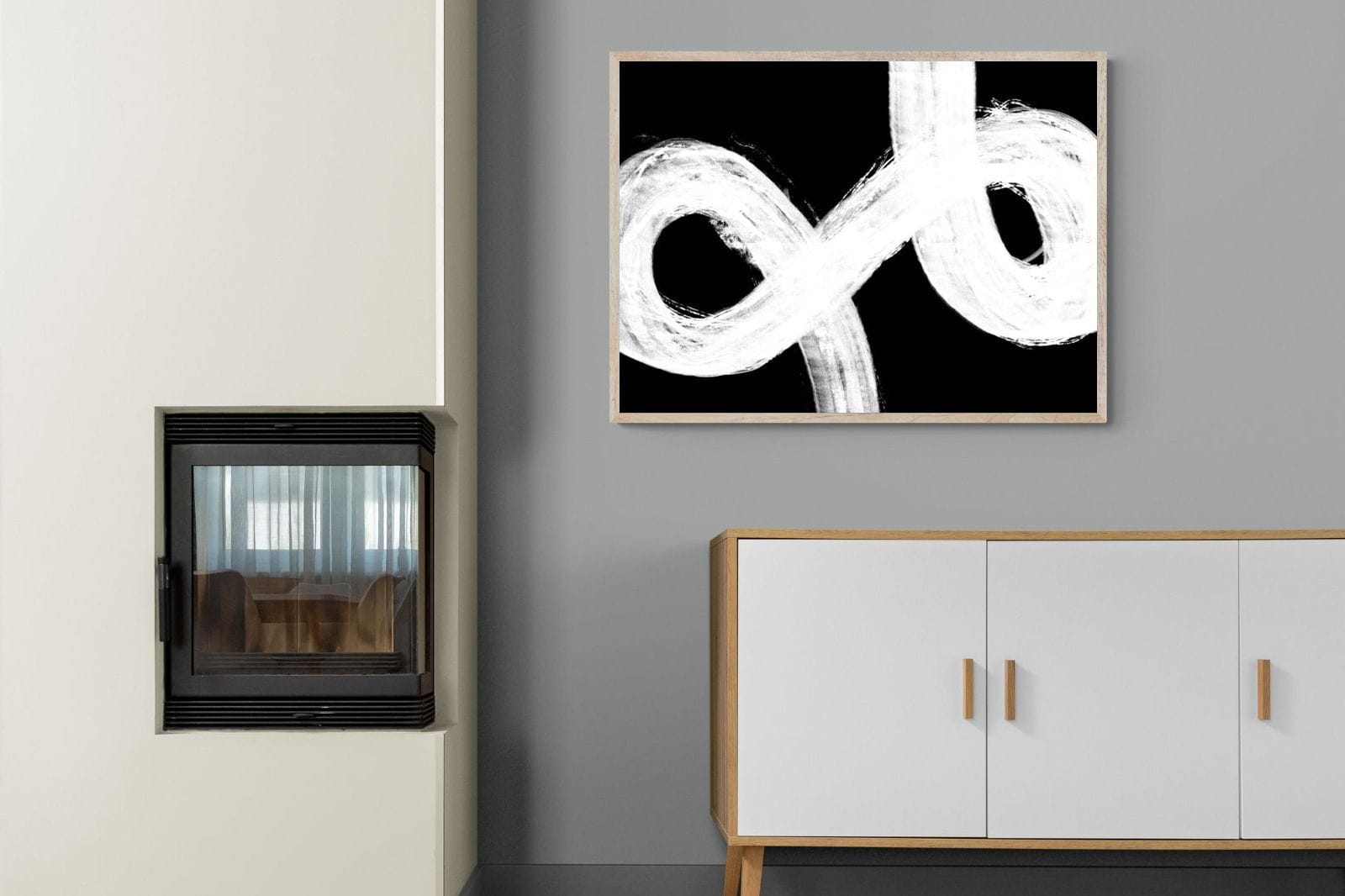 Trouble-Wall_Art-100 x 75cm-Mounted Canvas-Wood-Pixalot