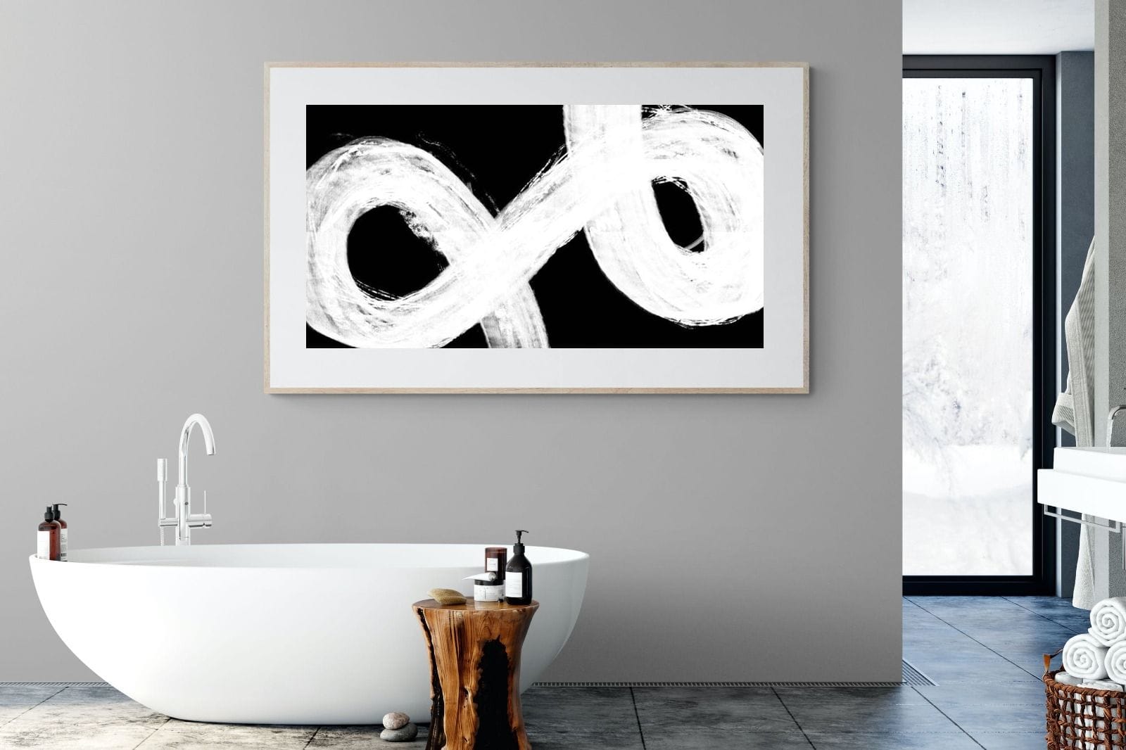 Trouble-Wall_Art-180 x 110cm-Framed Print-Wood-Pixalot