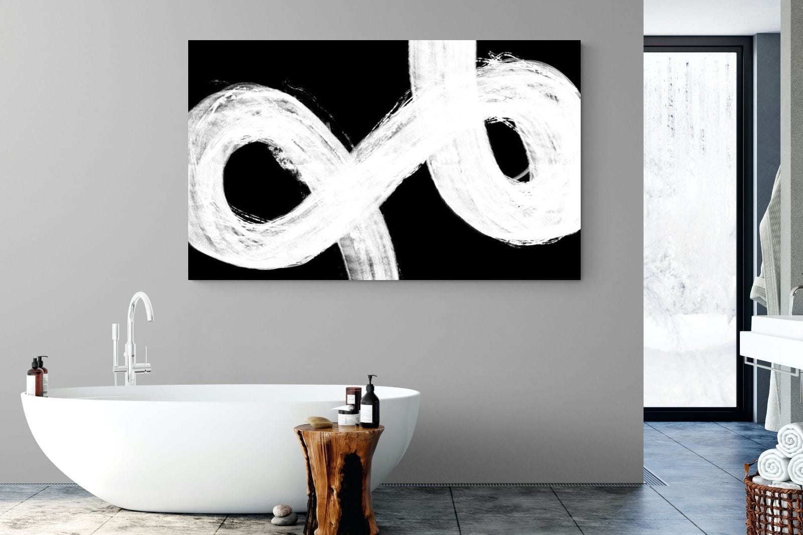 Trouble-Wall_Art-180 x 110cm-Mounted Canvas-No Frame-Pixalot