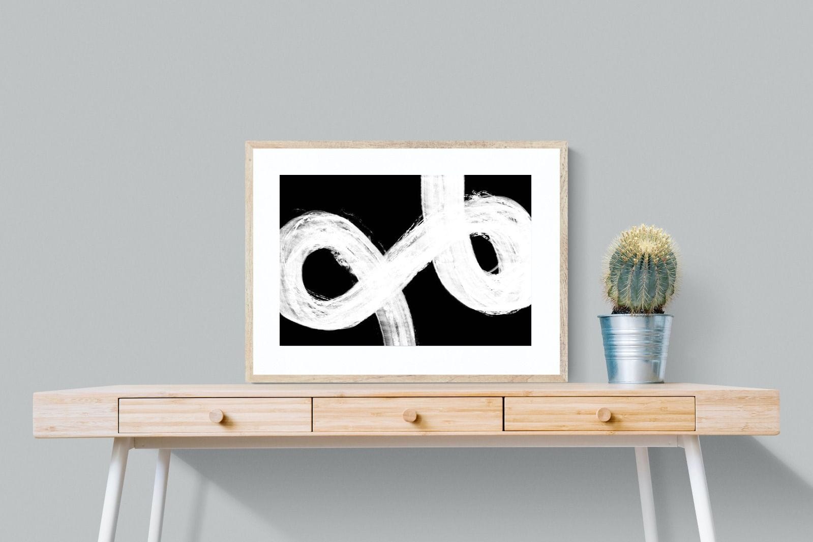 Trouble-Wall_Art-80 x 60cm-Framed Print-Wood-Pixalot