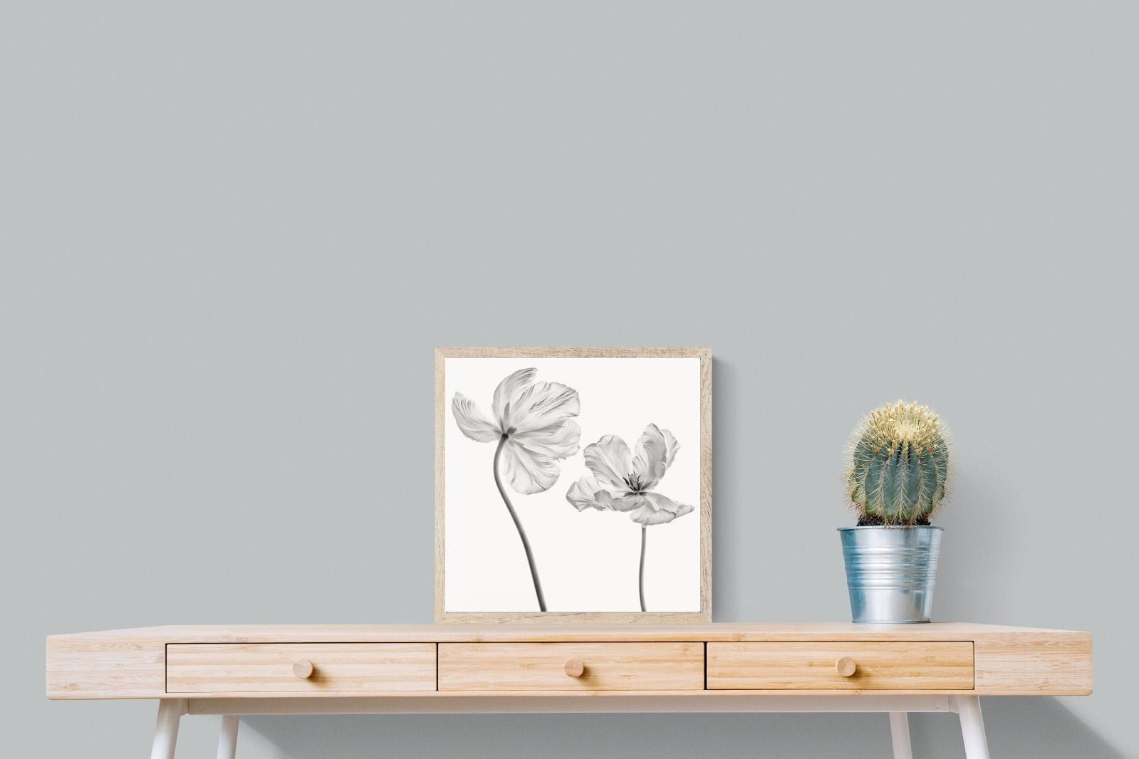 Tulip-Wall_Art-50 x 50cm-Mounted Canvas-Wood-Pixalot