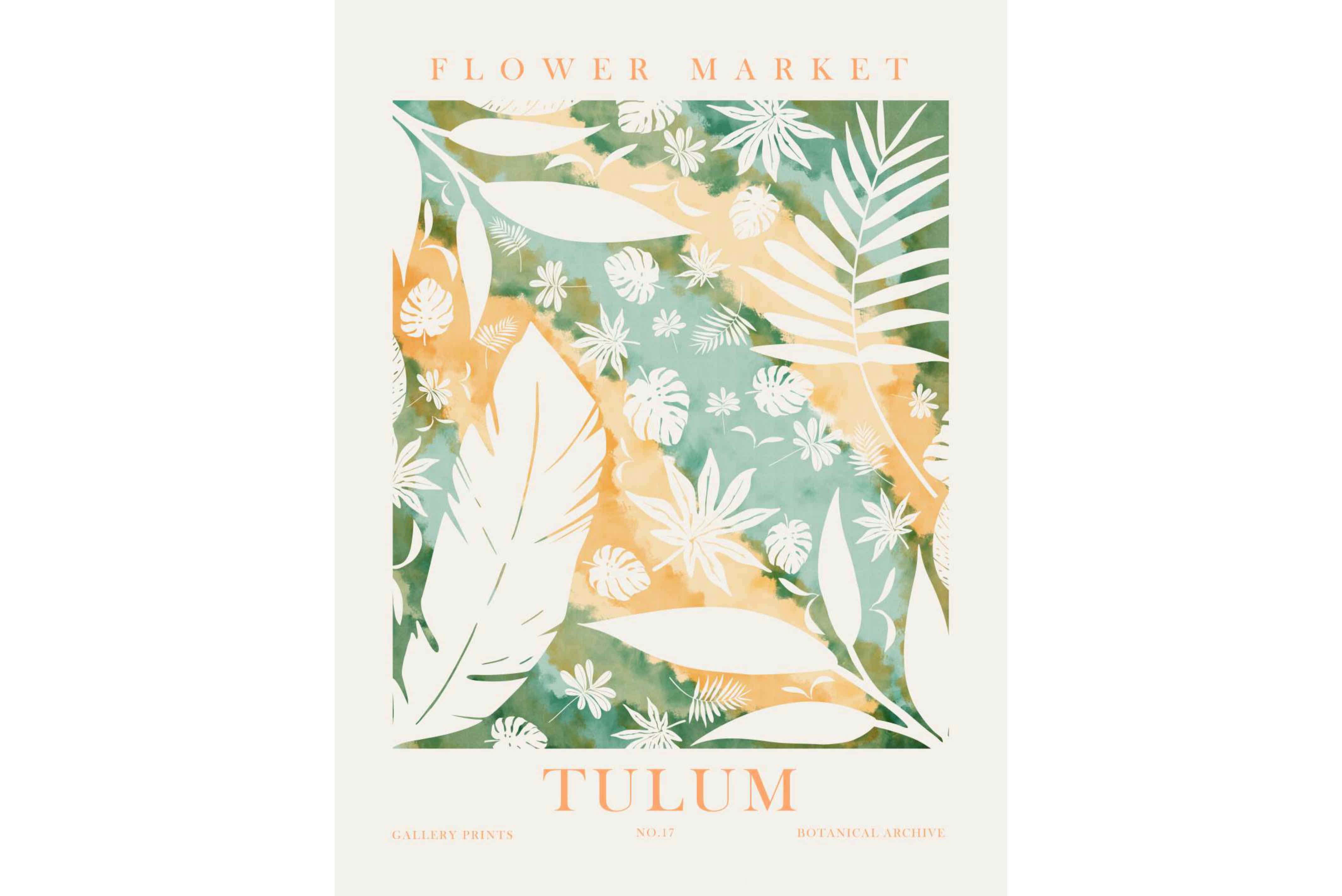 Tulum Flower Market-Wall_Art-Pixalot
