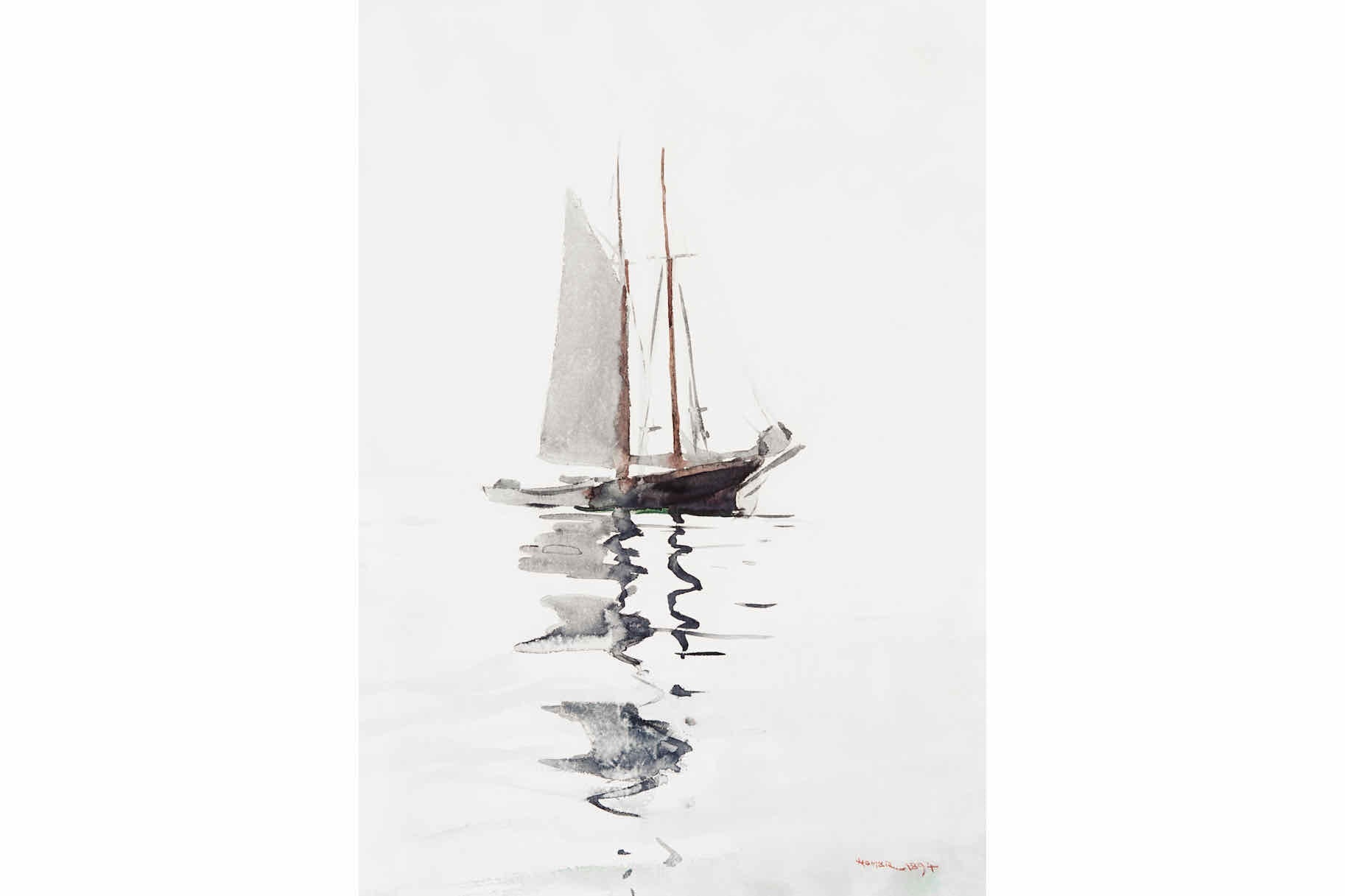 Two–masted Schooner-Wall_Art-Pixalot