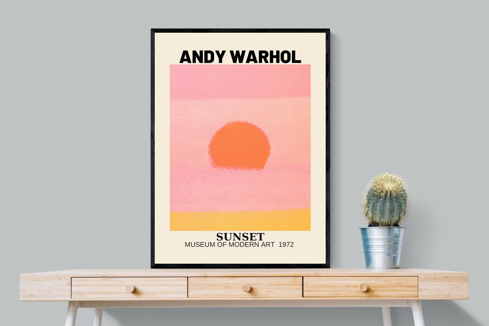 Pixalot Warhol Exhibition Poster