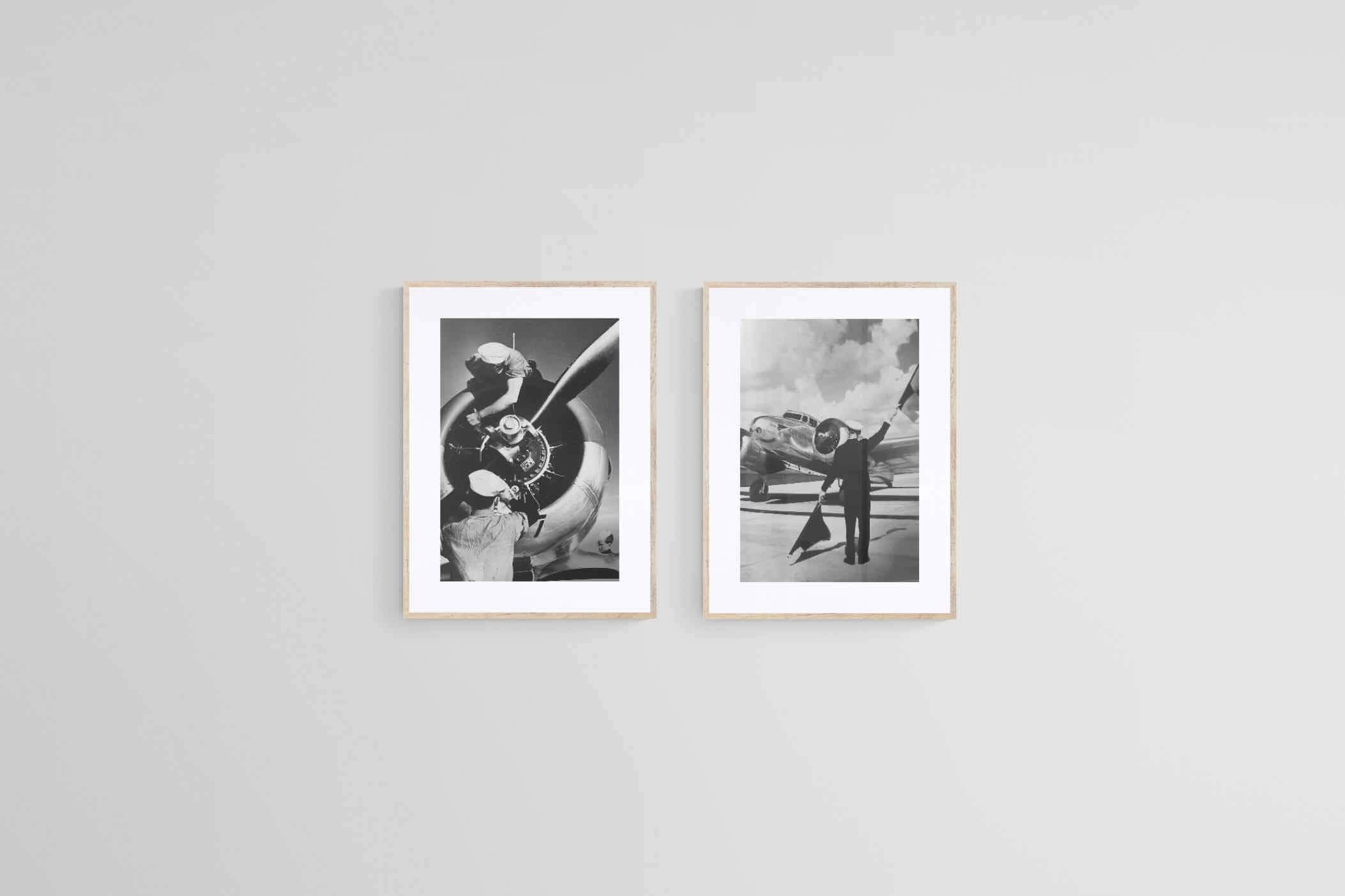 Wartime-Wall_Art-45 x 60cm (x2)-Framed Print-Wood-Pixalot