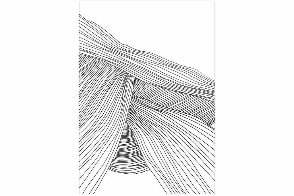 Waves of Lines-Wall_Art-Pixalot