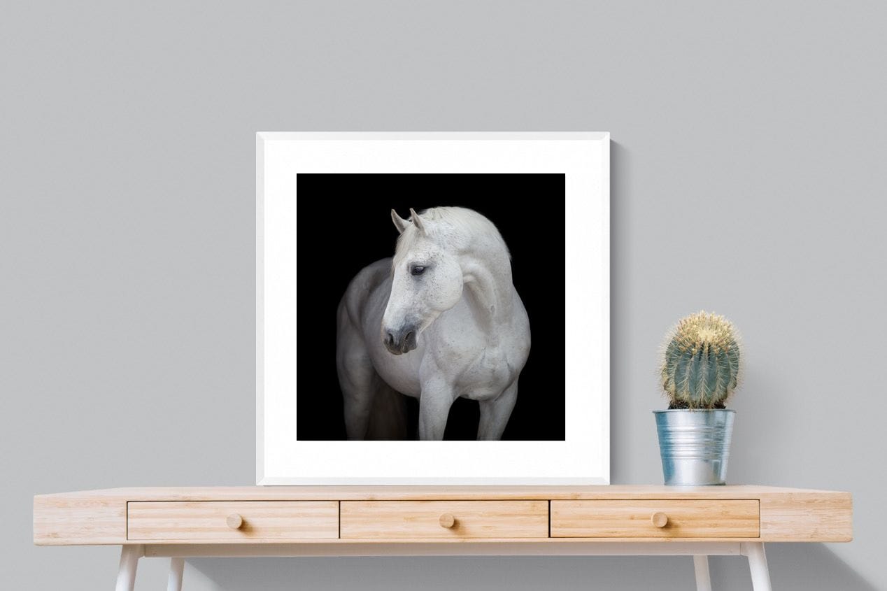 White Light-Wall_Art-80 x 80cm-Framed Print-White-Pixalot