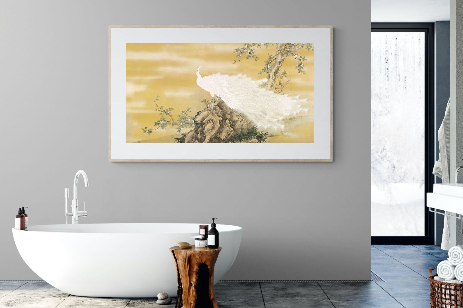Pixalot White Peafowl