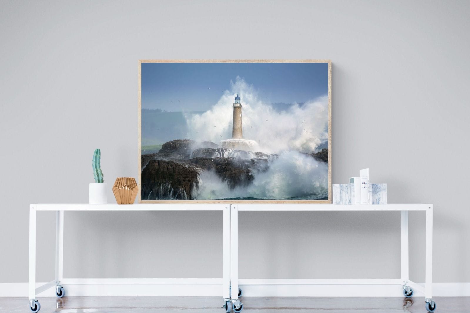 Wild Sea-Wall_Art-120 x 90cm-Mounted Canvas-Wood-Pixalot