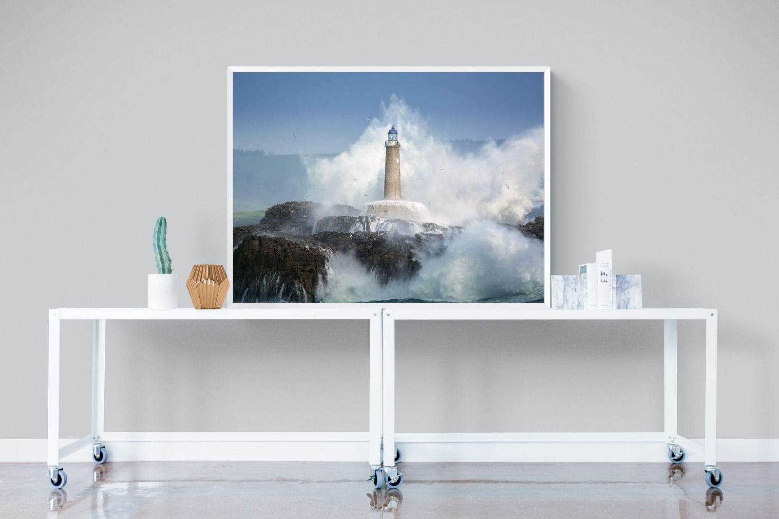 Wild Sea-Wall_Art-120 x 90cm-Mounted Canvas-White-Pixalot