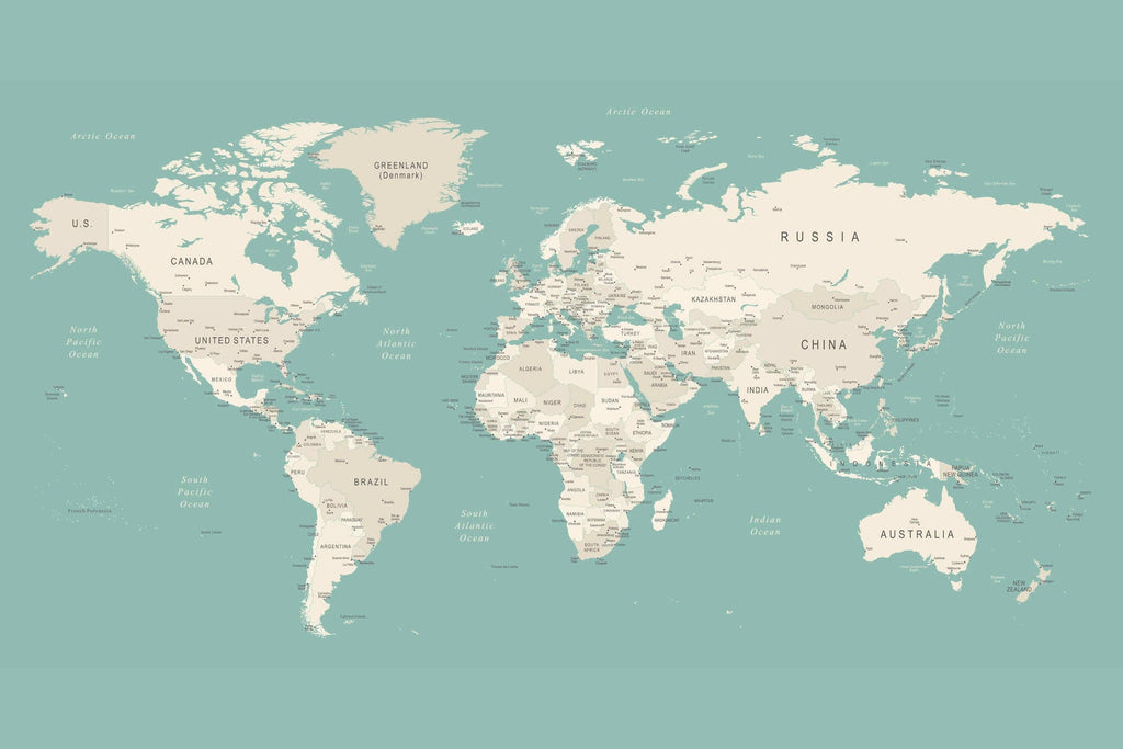 World Map-Wall_Art-Pixalot